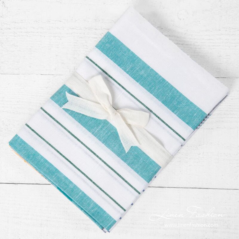 Linen cotton kitchen towels set of 5pcs.