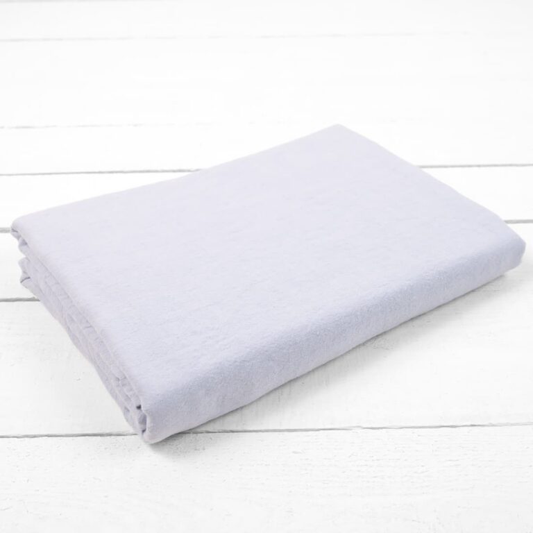 blue linen flat sheet