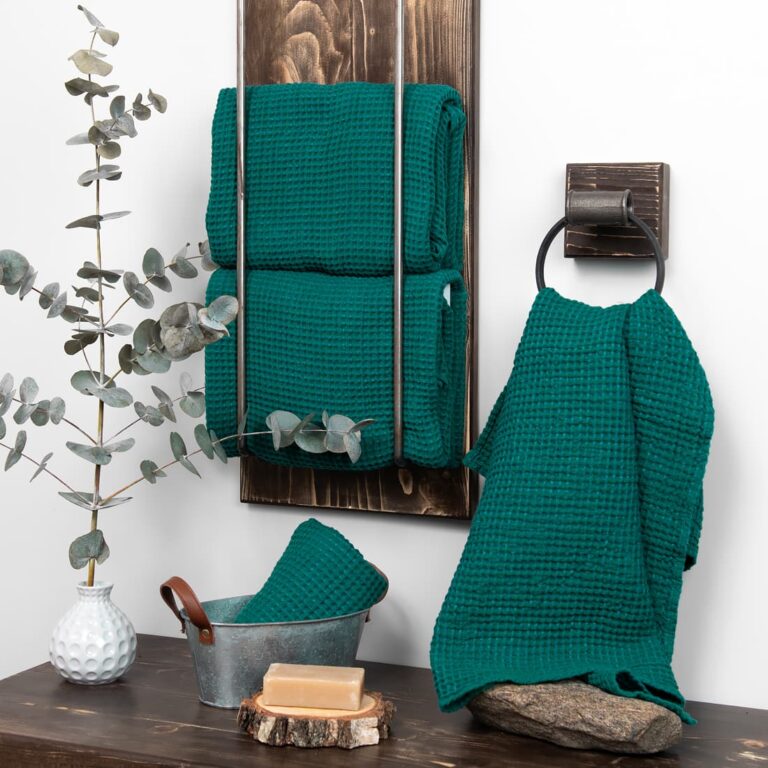 bath linen cotton towel emerald