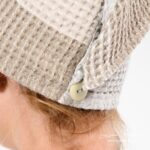 BINGO Ręcznik – turban na włosy beżowy