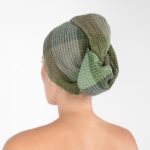 BINGO Ręcznik – turban na włosy zielony
