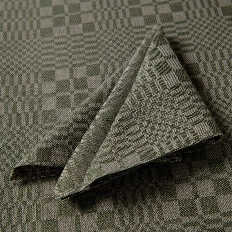 Green linen cotton napkin