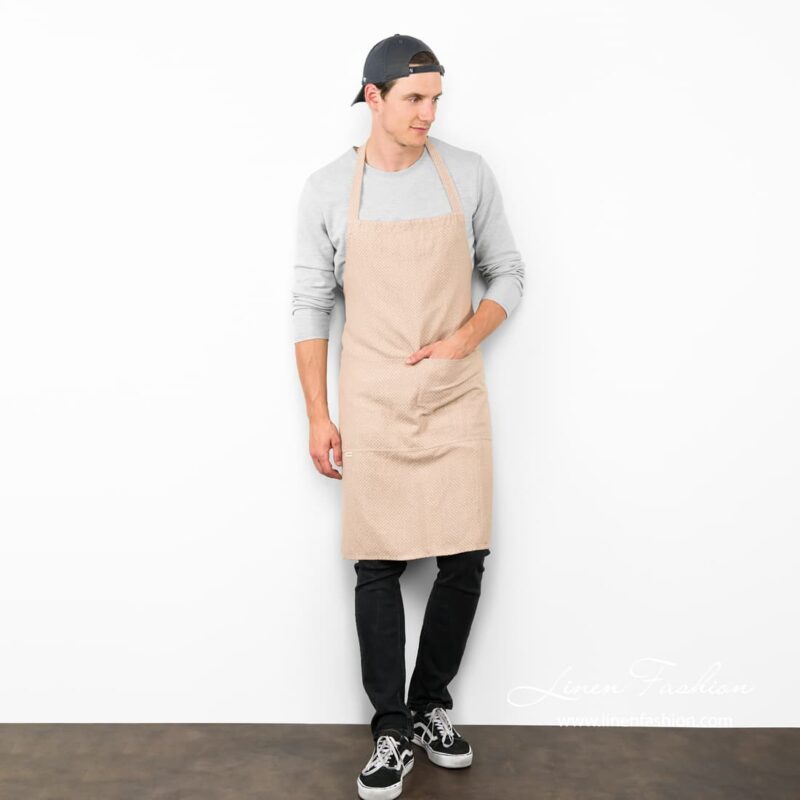 Bali apron in brown.