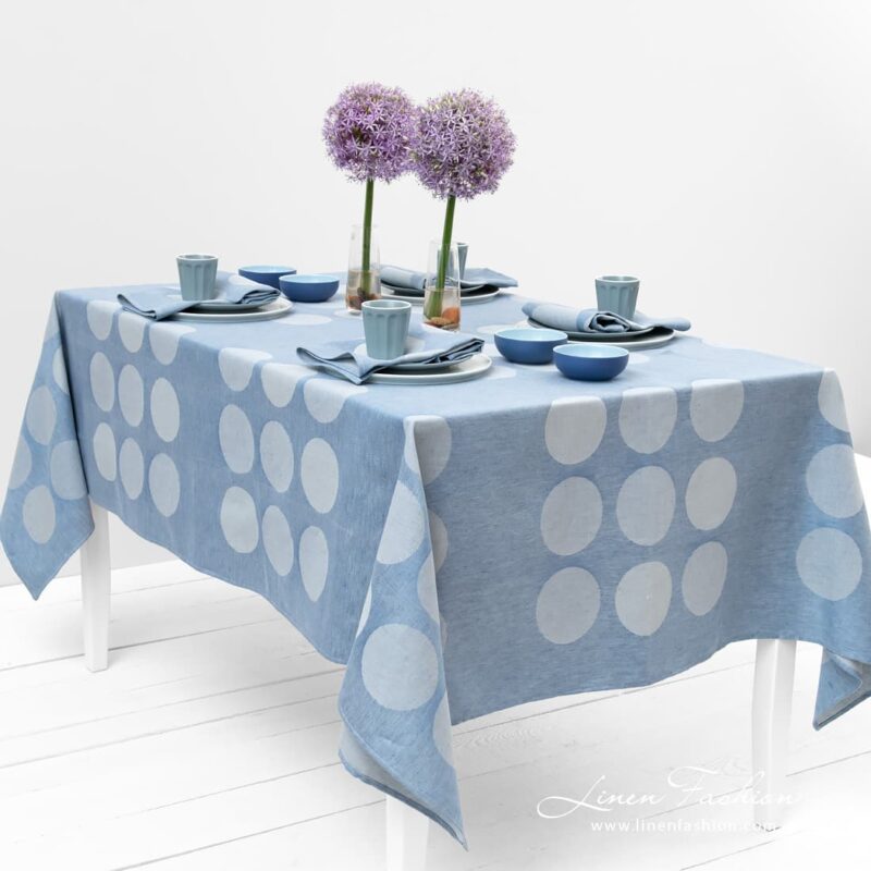 PANAMA blue tablecloth
