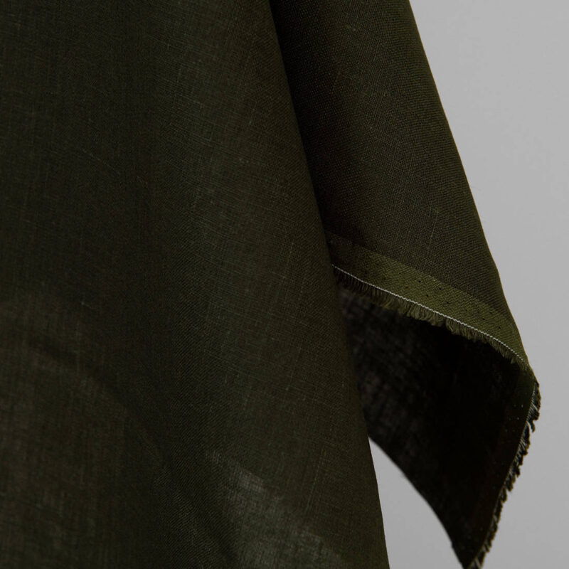 Len ciemne khaki - obrazek 2