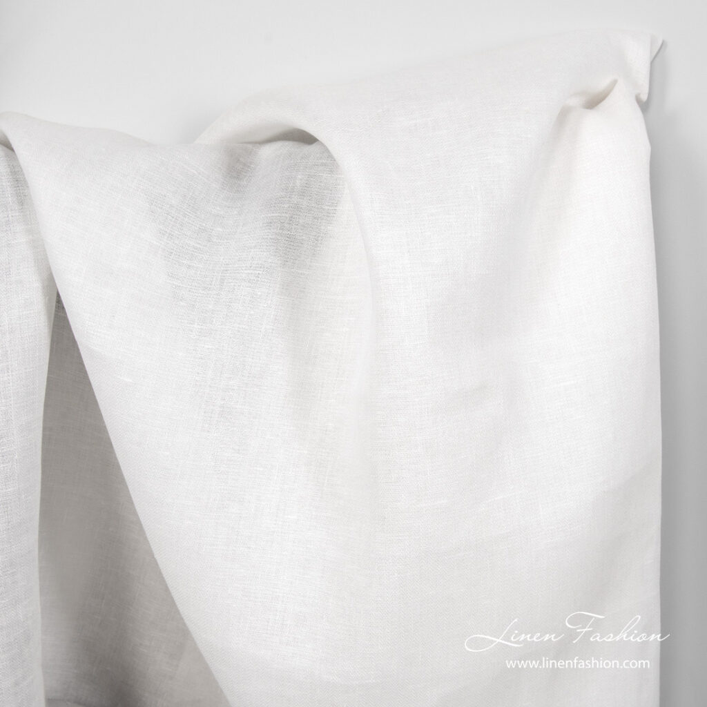 White herringbone fabric