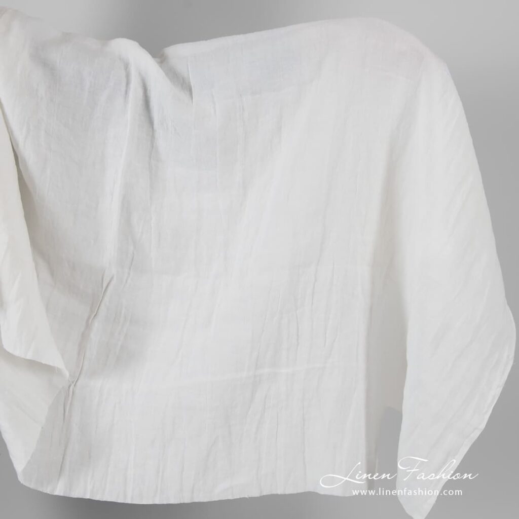 Off-white linen fabric