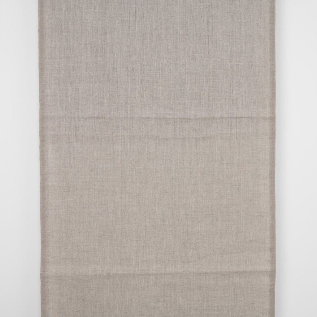 Natural linen fabric, narrow width