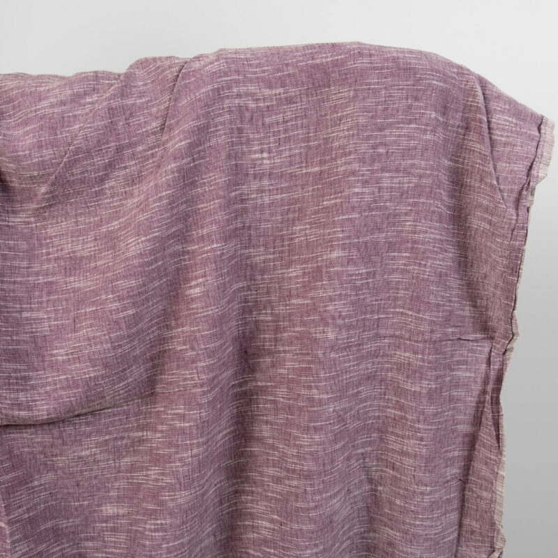 linen cotton purple washed fabric