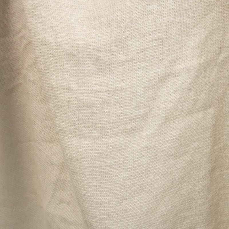 linen wool waffle sand fabric, 140cm.
