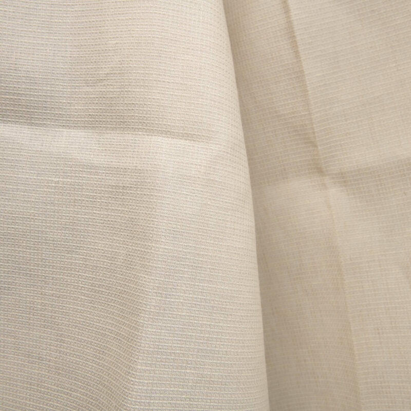 linen wool fabric in sand color medium weight