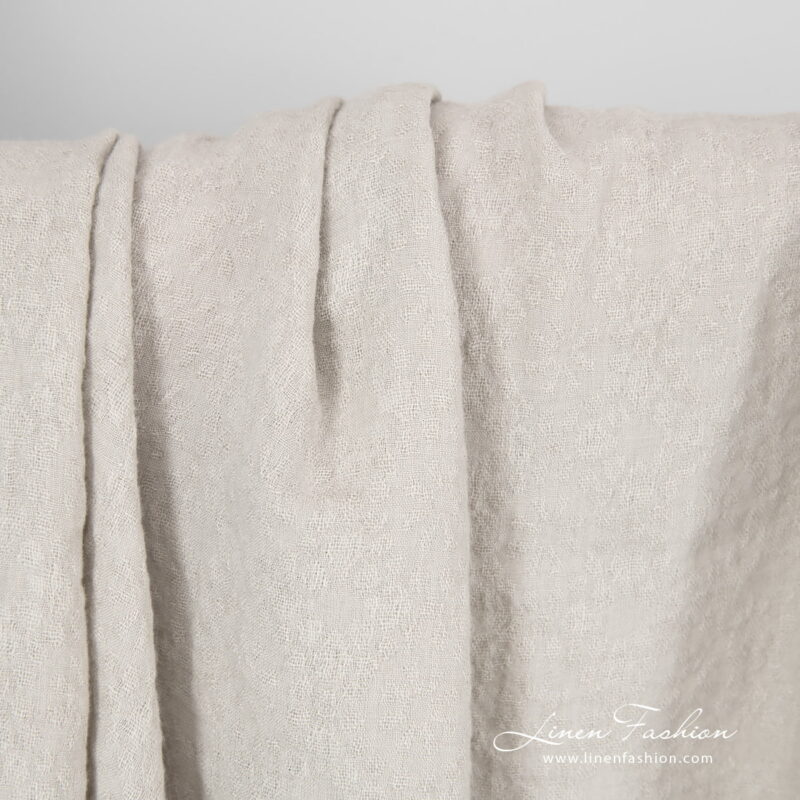 linen wool jacquard fabric.