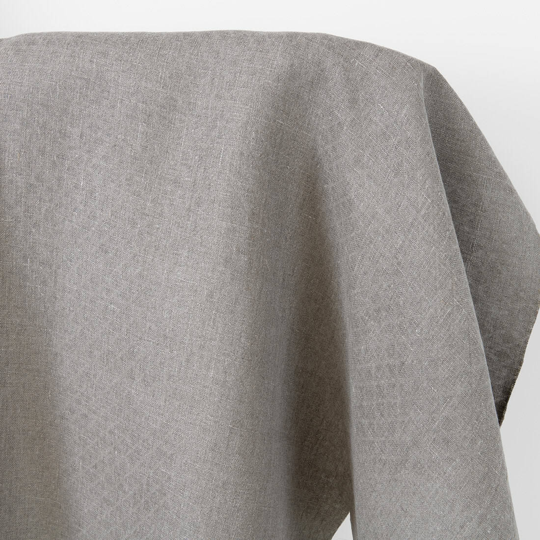 Linen fabric natural jacquard diamonds