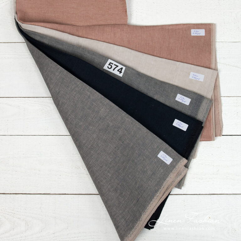 Set of linen fabric cuts, no 574.