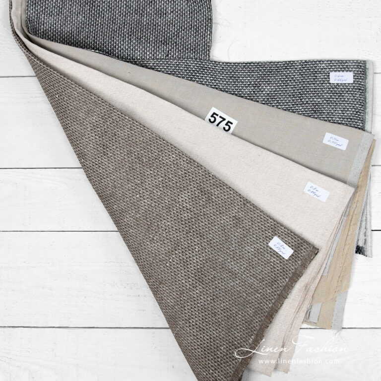 Set of linen fabric cuts, no 575.