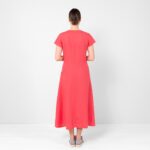LAUREN Sukienka czerwona