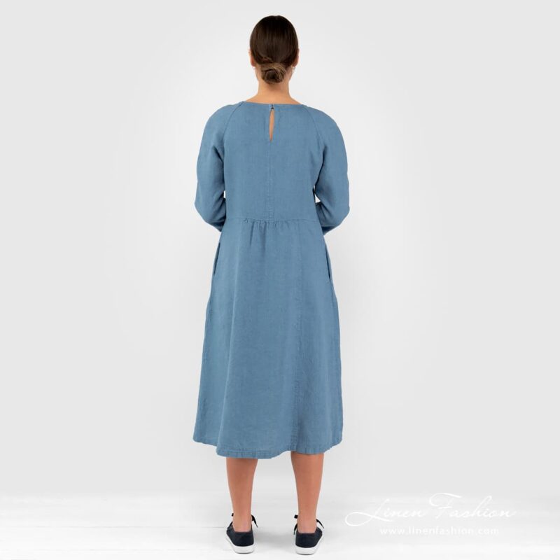 Blue dress DELFINA.