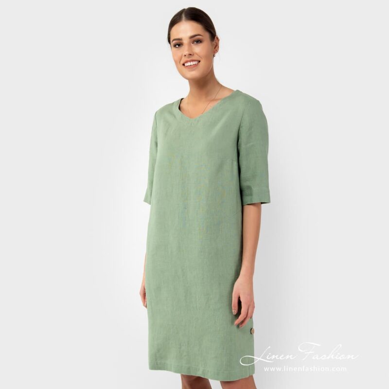 MALVINA green dress.
