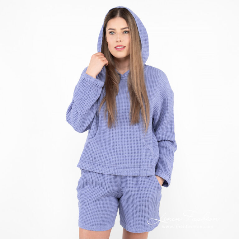 hoodie violet blue with hoodie.