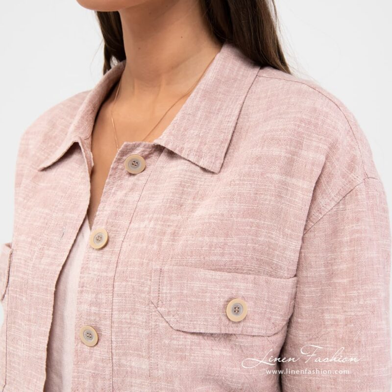 Jacket of brownish colour.