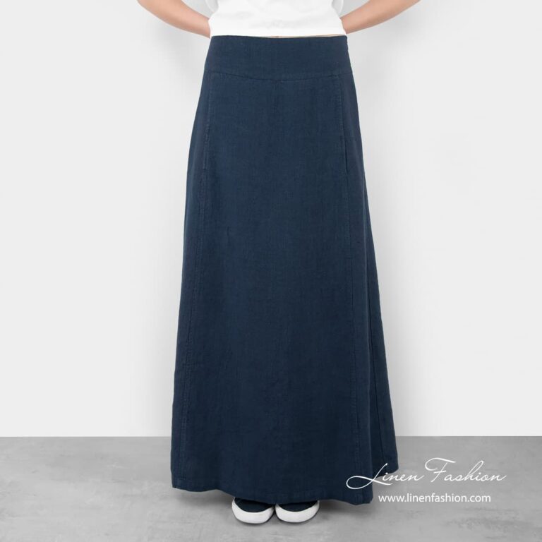 EVA navy skirt.