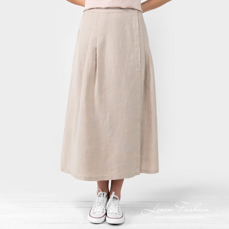 LUNGO light grey skirt