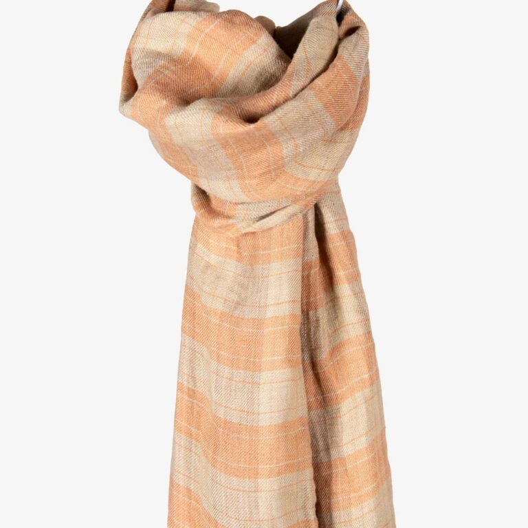 SITI brown linen scarf