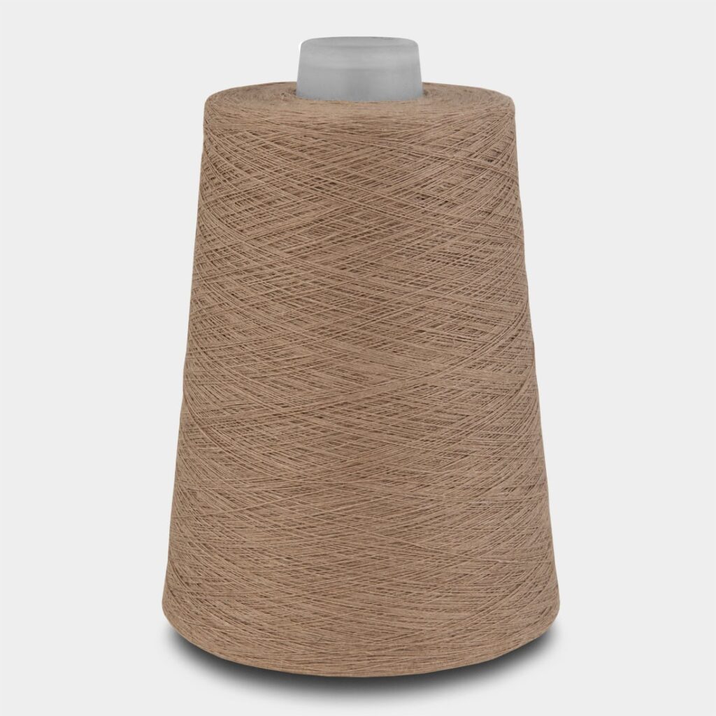 Linen yarns in light brown - 11(13)