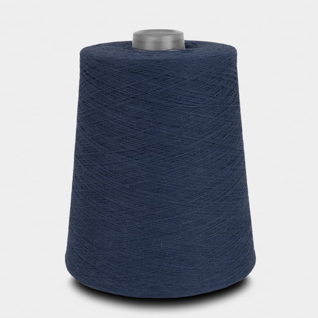 Cotton yarn dark ink blue