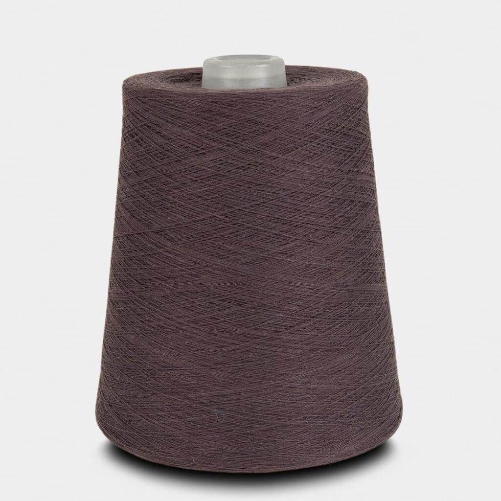 Cotton yarn eggplant