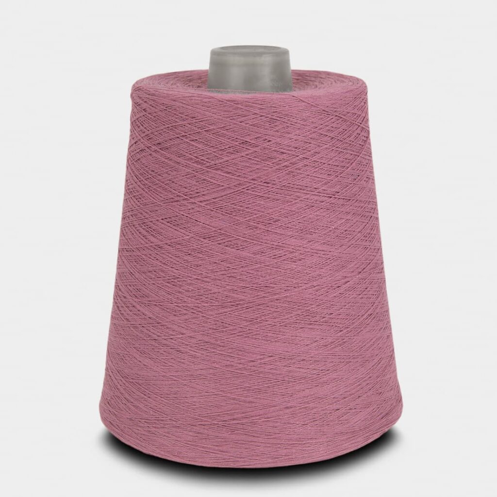 Cotton yarn light beetroot