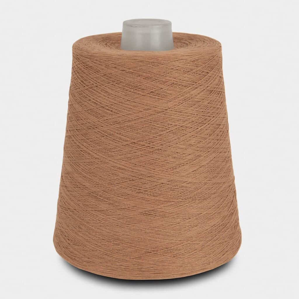 Cotton yarn nut brown