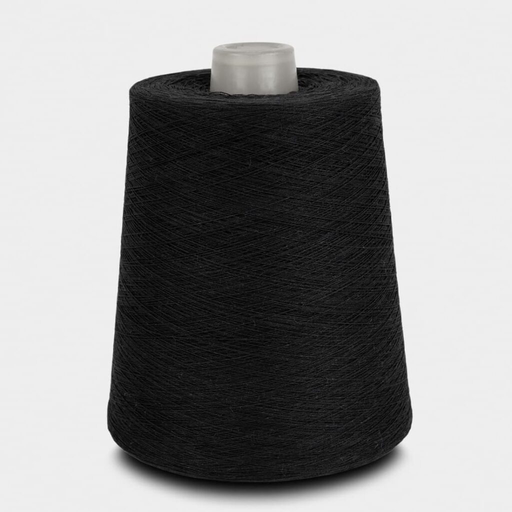 Cotton yarn black