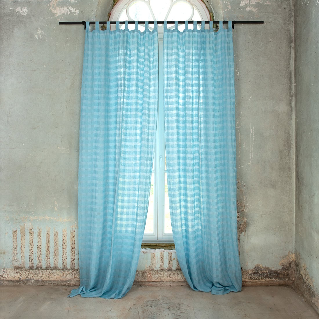 KORI Curtain light blue