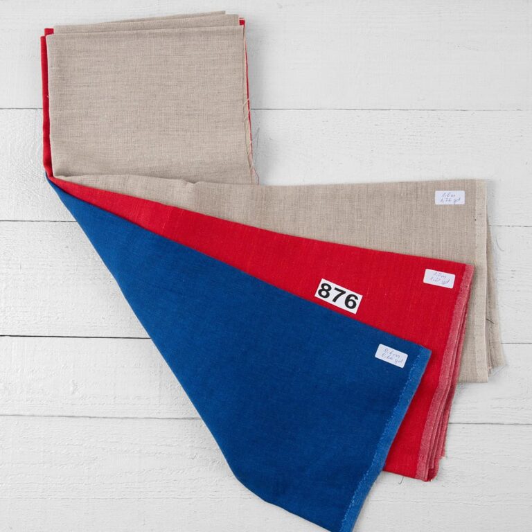 Linen Fabric Cuts, Set No. 876