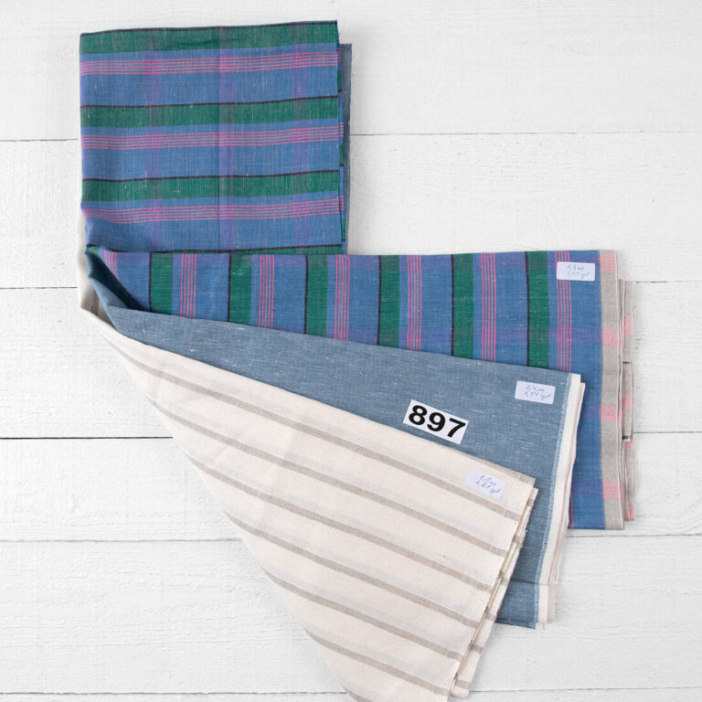 Linen Cotton Fabric Cuts, Set No. 897