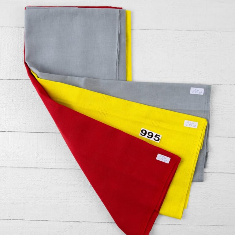 Linen Cotton Fabric Cuts, Set No. 995