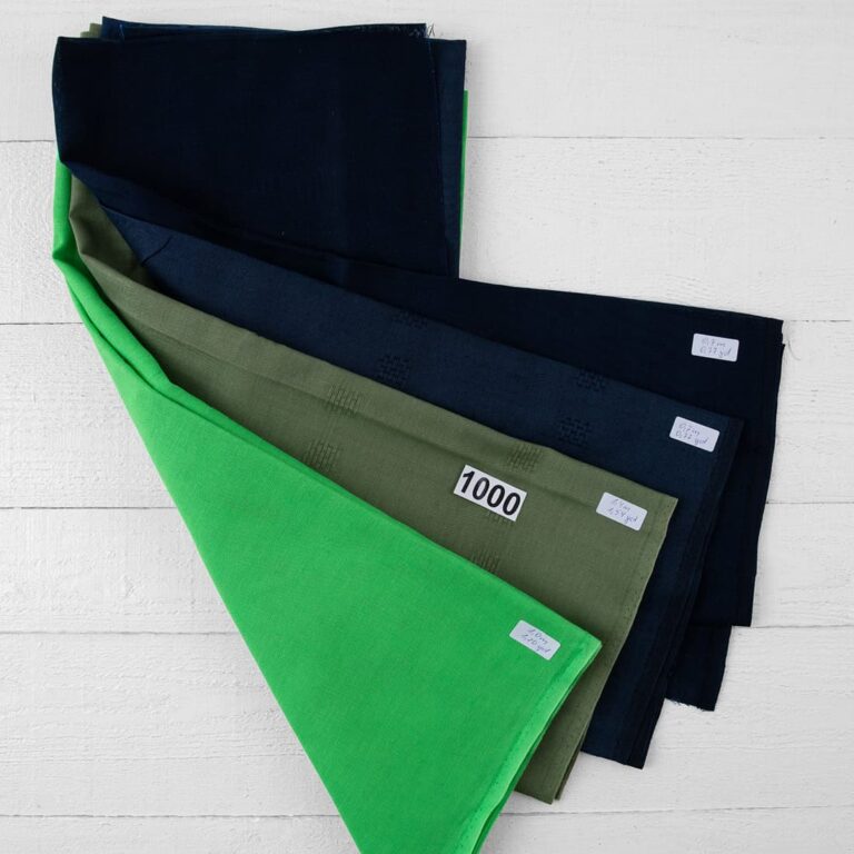 Linen Cotton Fabric Cuts, Set No. 1000