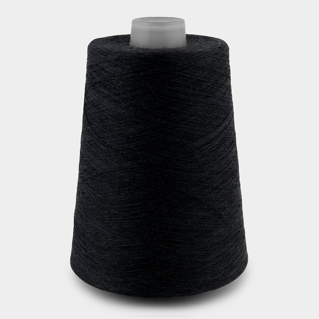 Linen yarn charcoal black