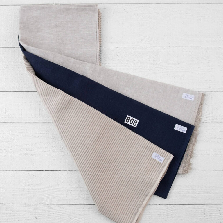 Linen Fabric Cuts, Set No. 868
