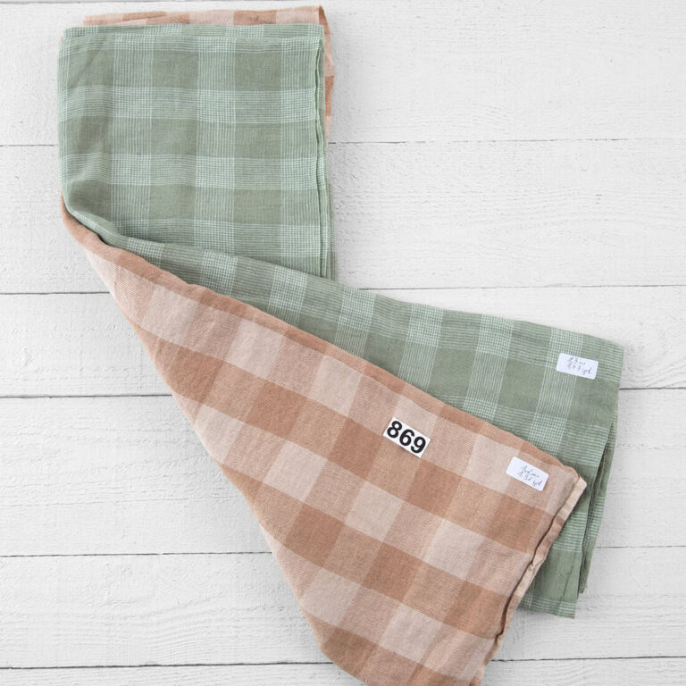 Washed Linen Fabric Cuts, Set No. 869