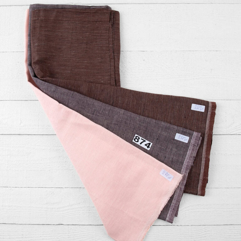 Linen Fabric Cuts, Set No. 874