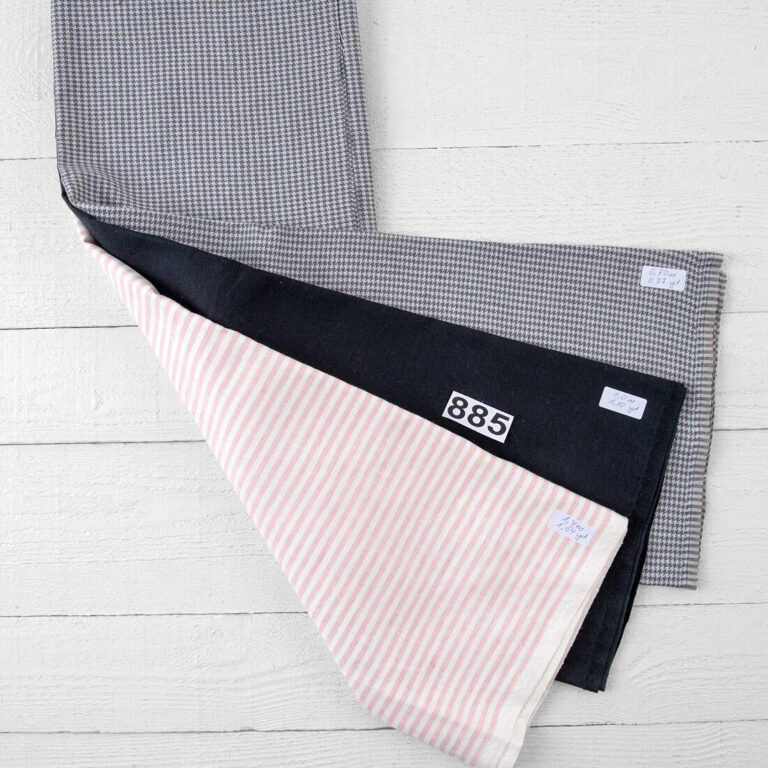 Linen Cotton Fabric Cuts, Set No. 885
