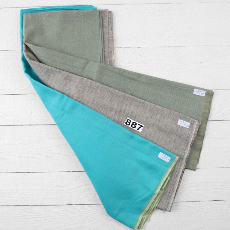 Linen Cotton Fabric Cuts, Set No. 887