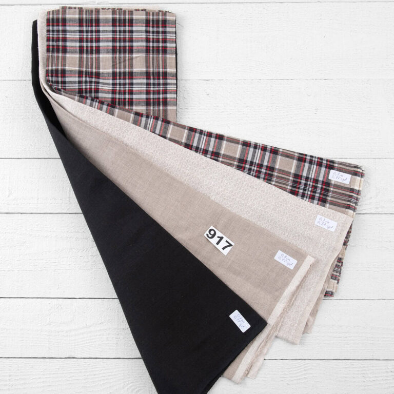 Linen Fabric Cuts, Set No. 917