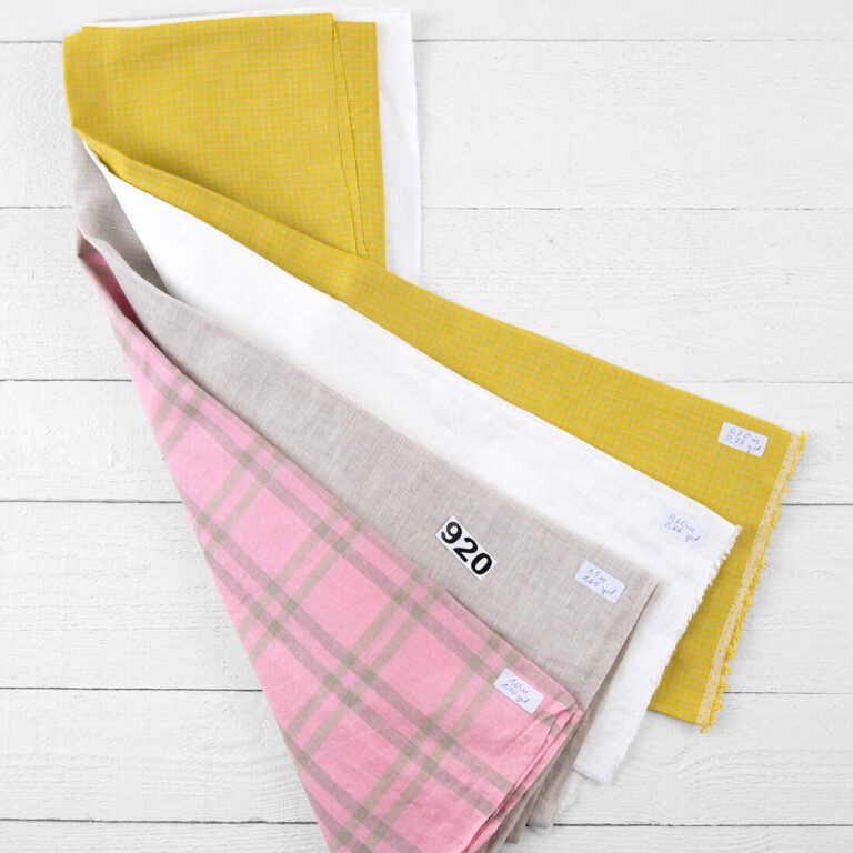 Linen Fabric Cuts, Set No. 920