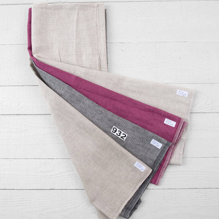 Linen Cotton Fabric Cuts, Set No. 932