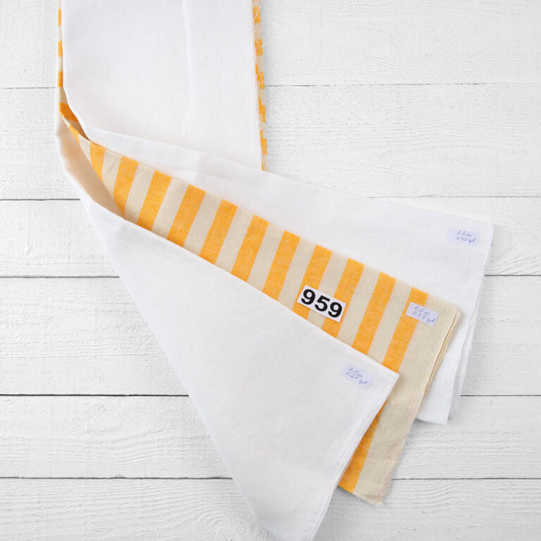 Linen Fabric Cuts, Set No. 959
