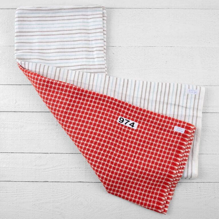 Linen Fabric Cuts, Set No. 974