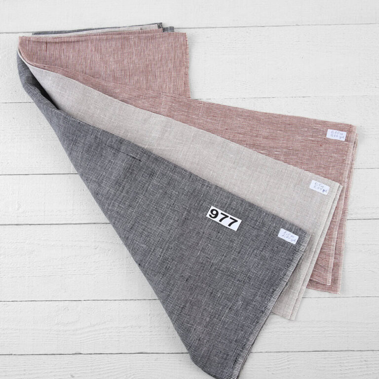 Linen Fabric Cuts, Set No. 977
